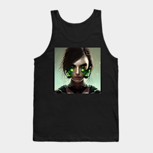 Cyberpunk Girl Tank Top